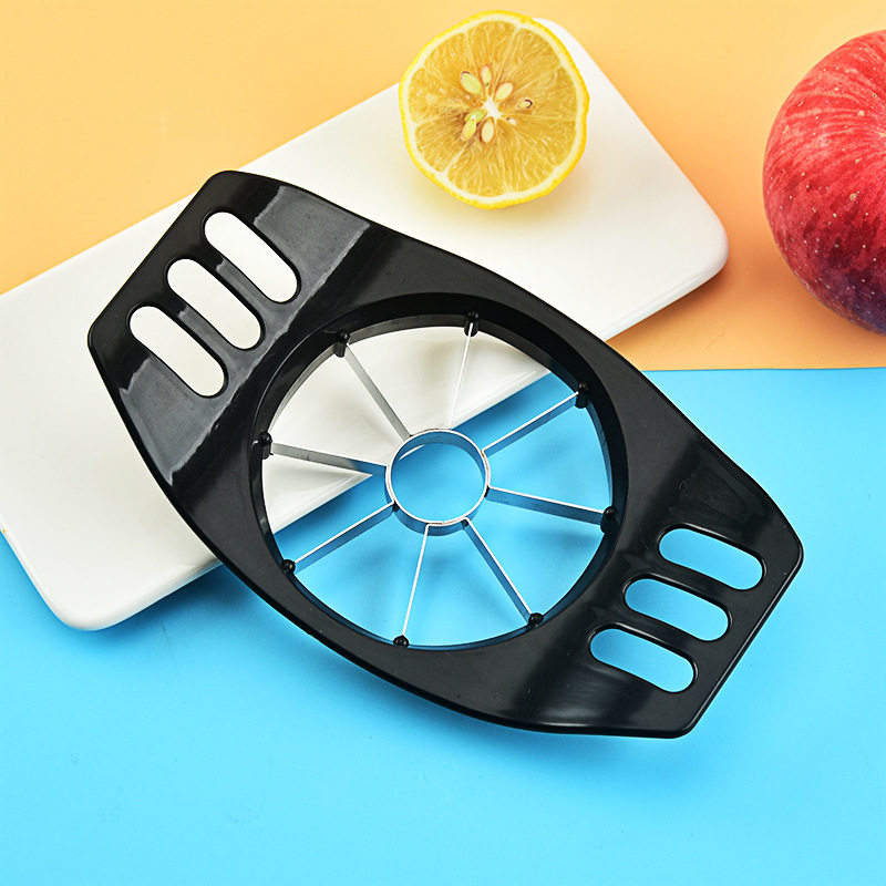 Wholesale stainless steel Apple slicer household plastic fruit splitter slicing knife fruit cutter 8 pieces Apple cutter