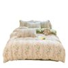 Winter Thickeneded Milk Velvet Four-Piece Set Double-Sided Velvet Quilt Cover Coral Flannel Bed Sheets Quilt Cover Three-Piece Set