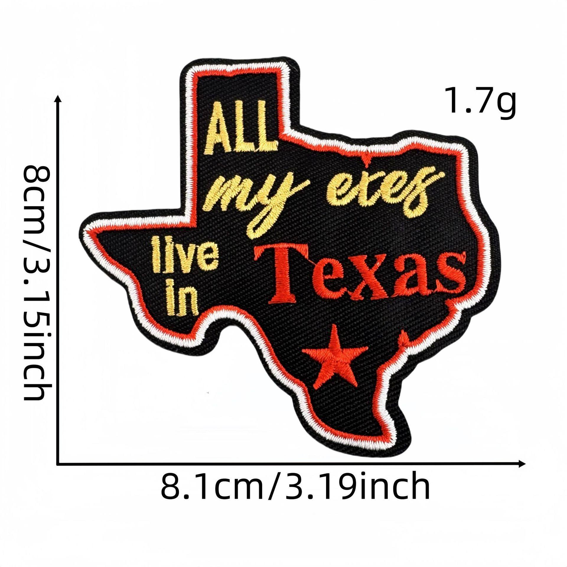 トレンドの英語布ステッカー19#