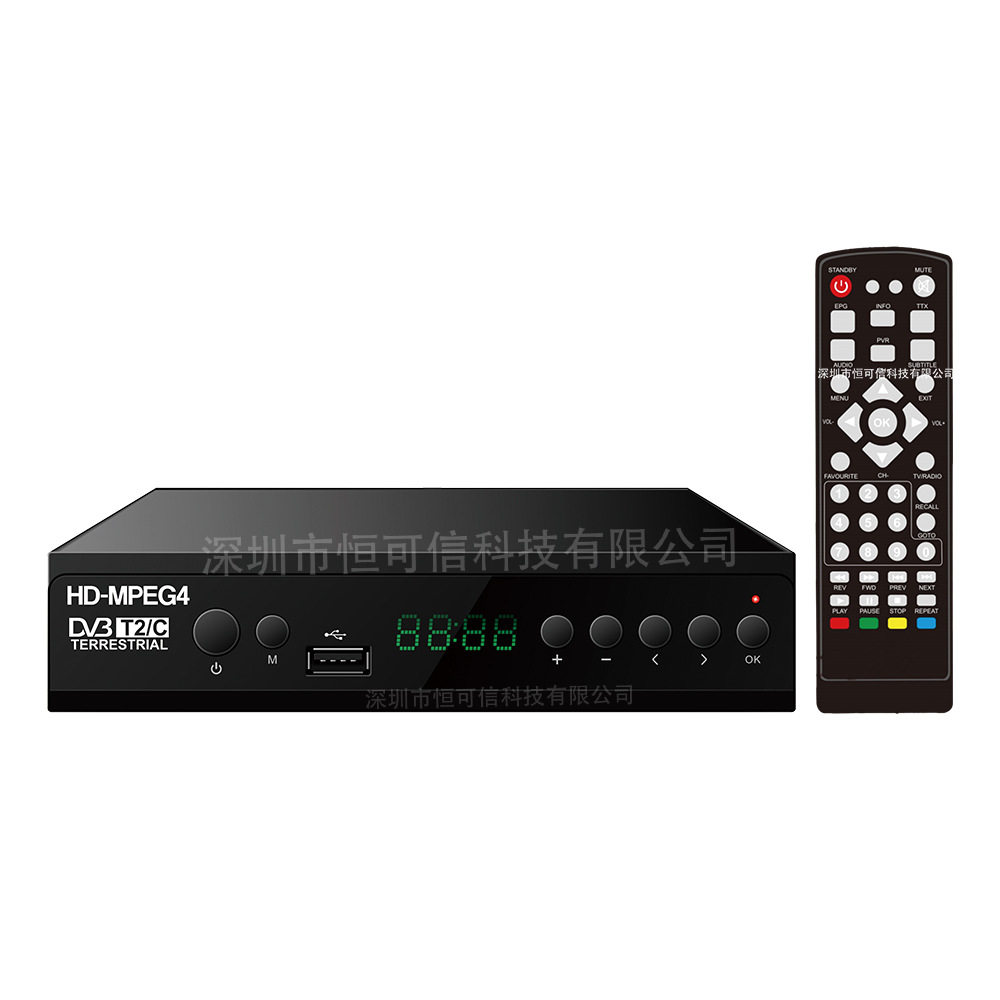 Hd-Mpeg4 Set-Top Box Dvb-T2/C Digital Tv Signal Fta South African Hd Receiver