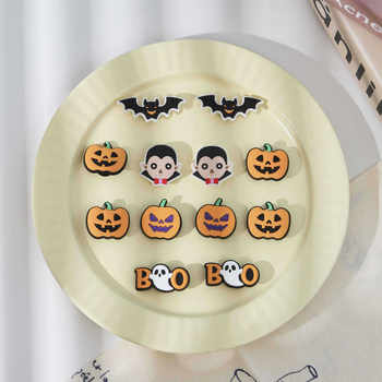 Croc Shoes Flower Detachable Halloween Accessories Cartoon Accessories Christmas Shoe Buckles Pvc Wholesale Cute Cross-Border