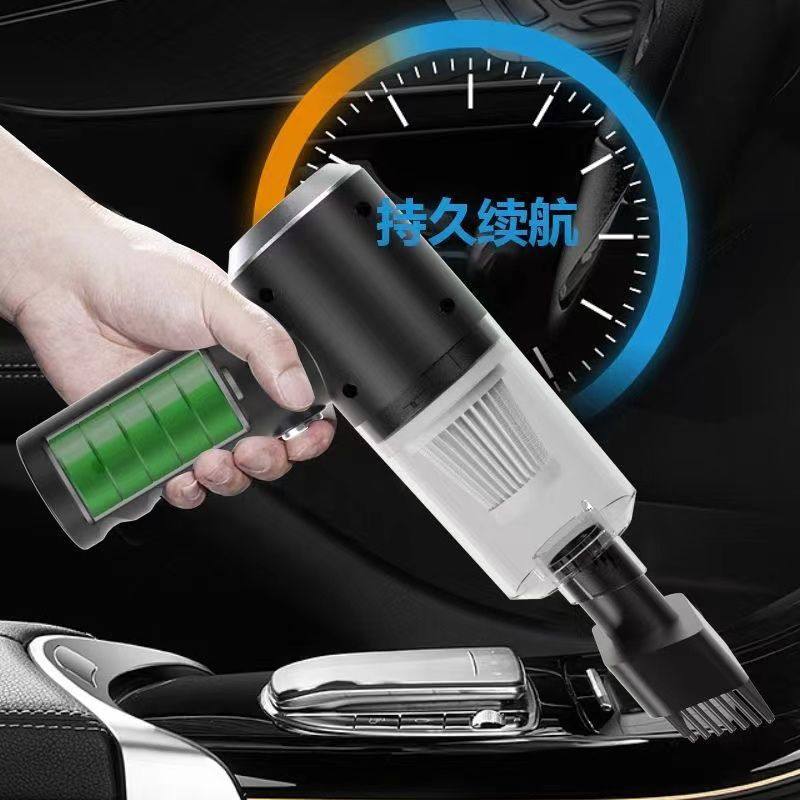 High-power small wireless car vacuum cleaner suction blow one family car dual-purpose portable vacuum cleaner strong suction wholesale
