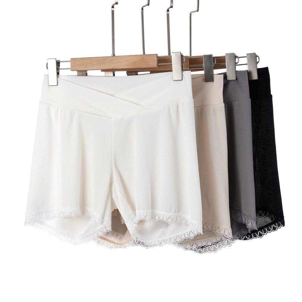 Maternity Safety Pants, Anti-Exposure, Summer Thin Leggings, Large Size Outer Wear, Maternity Pants, Ice Silk Shorts, Summer Outer Wear