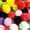 Egg tray fur ball 5cm fur ball color large pompon kindergarten diy early education construction educational area material