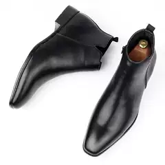 Men's Chelsea Boots Foreign Trade Small Square Men's Shoes All-match Fashion Cross-border Men's Ankle Boots