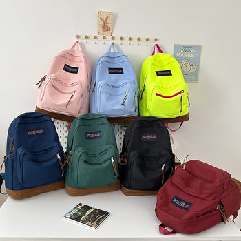 New Style Backpack, New Casual Style for Men and Women, Middle School Student Travel Computer Backpack, Fashionable and Trendy Student School Bag