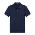 Royal blue with red pony logo
