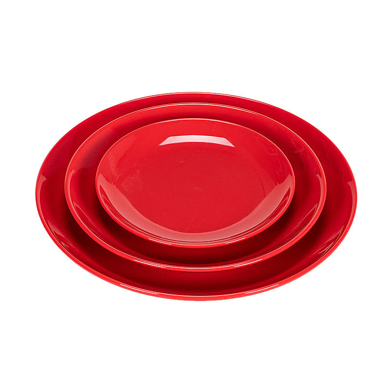 Dehua Ceramics Festive Red Ceramic Dinner Plate Bowl Noodle Bowl Soup Bowl Steak Plate Mouth Cup Stew Cup Hotel Tableware