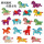 Оригинальная этикетка для компьютерной вышивки mini pony embroidery sticker p самоклеящийся чехол для мобильного телефона diy декоративная накладка-патч-наклейка mini 20