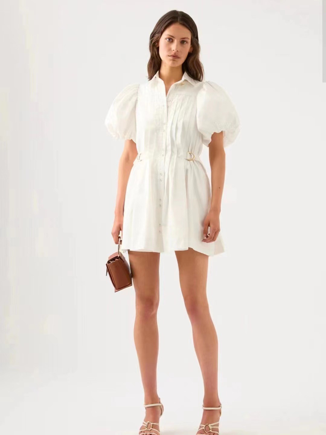 (Mới) Mã K7486 Giá 1710K: Váy Đầm Liền Thân Nữ Gutdo Tay Phồng Hàng Mùa Hè Phong Cách Âu Mỹ Kín Cổ Thời Trang Nữ Chất Liệu G05 Sản Phẩm Mới, (Miễn Phí Vận Chuyển Toàn Quốc).