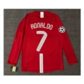 0708 manchester united home long sleeve custom number 7 + champions league badge