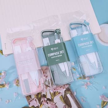 Hobby stationery new CS8004 Shanggu metal compasses suit student drawing tools compasses wholesale