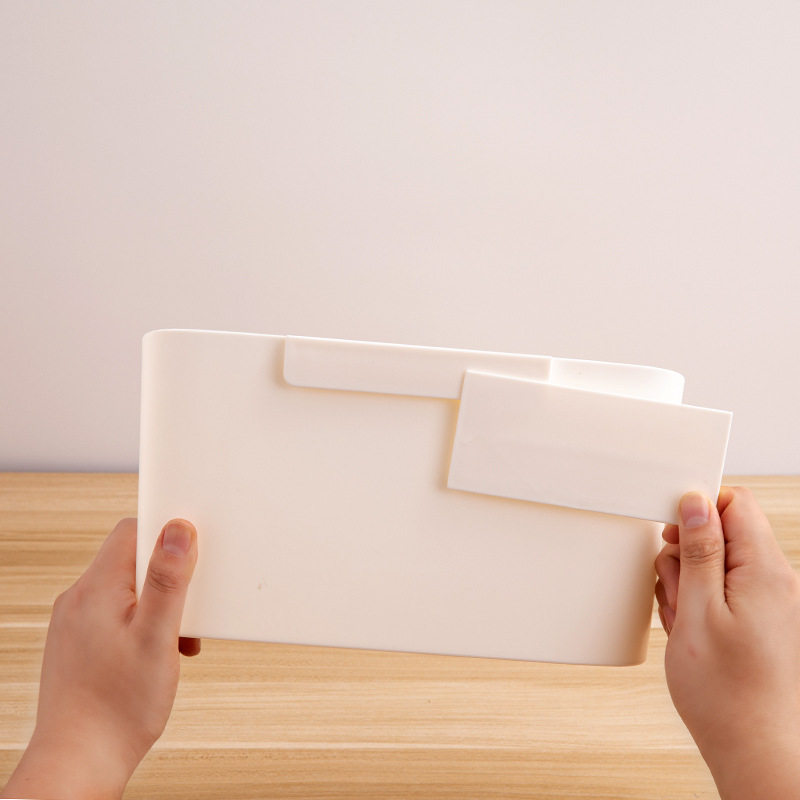 Large Wall-mounted Storage Box Punch-free Bathroom Supplies Arrangement Box Cabinet Door Storage Rack 7095