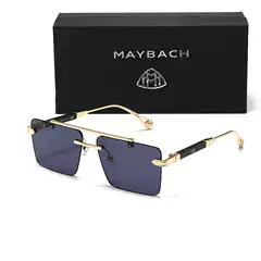 New Frameless Maybach Men's Sunglasses, Cross-Border Fashion Gradient Sunglasses, Anti-Uv Glasses for Women 3113