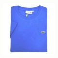 Sapphire blue t-shirt red mouth