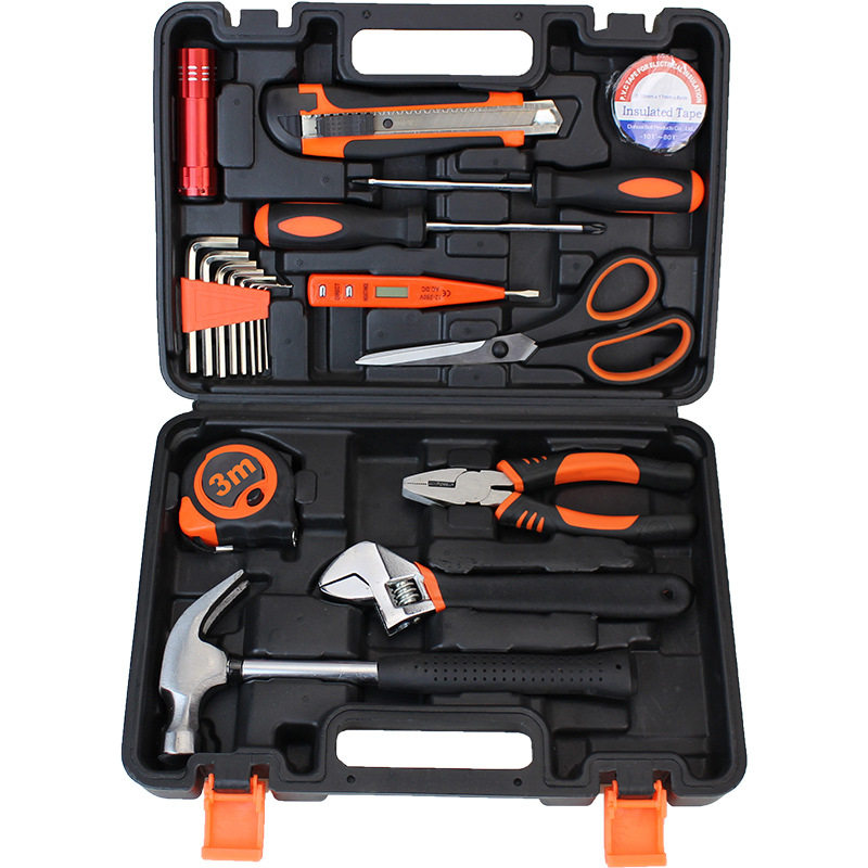 五金工具箱组套 工具套装  手动工具家用维修 礼品批发多款式