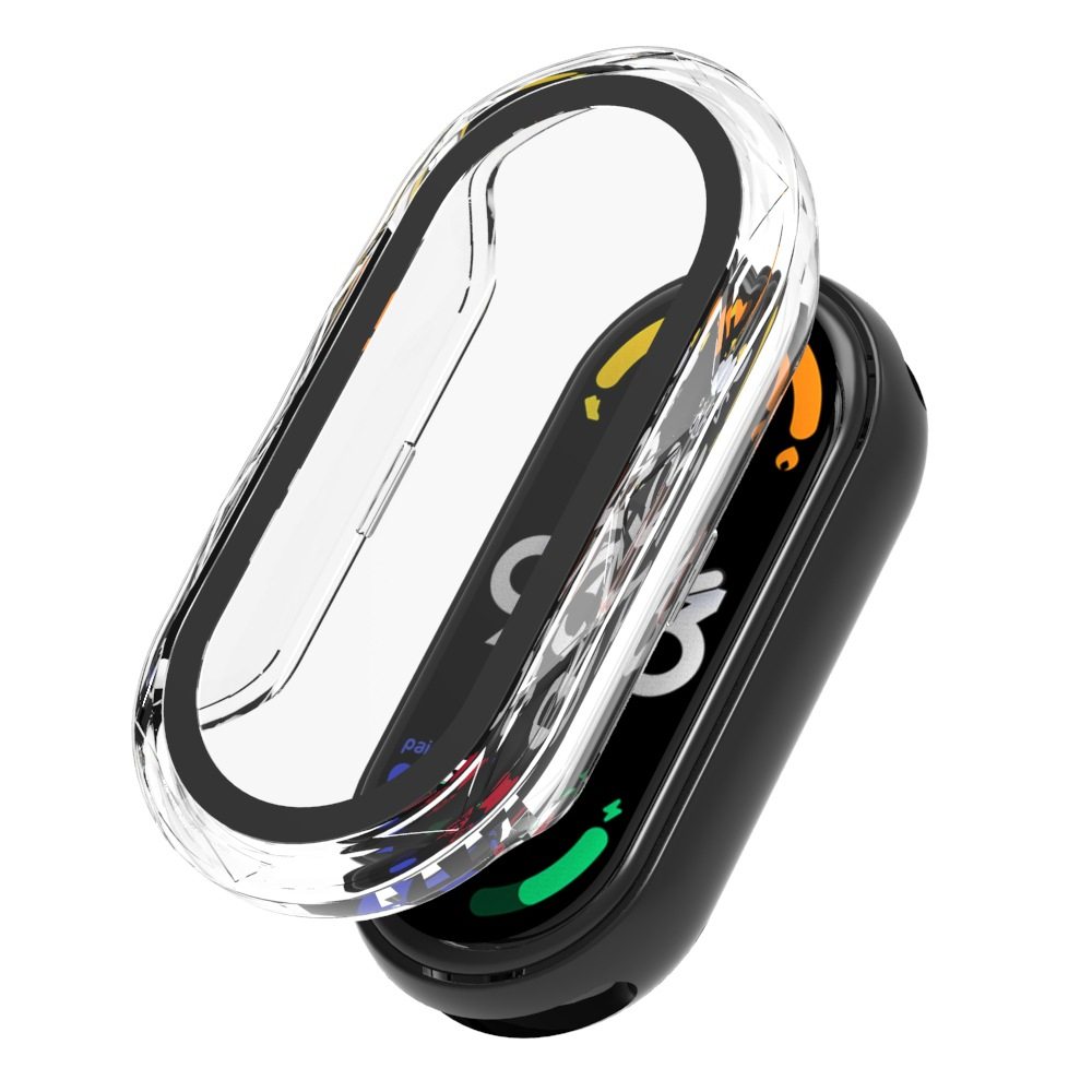 For mi band 9 protective cover smart watch MI4/5/6/7/8 generation toughened film PC case integrated protective case