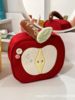 Red Apple Cosmetic Bag Large Capacity Cute Skin Care Product Storage Bag Women's Portable Portable Partition Storage Toiletry Bag