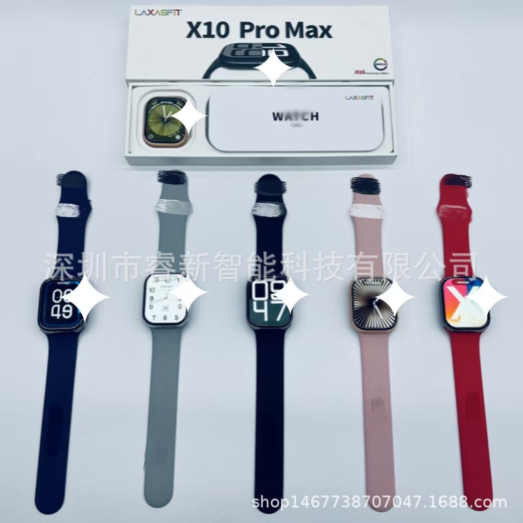 Cross-border New Products X10ProMax Honeycomb Horn Hole Screen Extinguishing Pointer Pedometer Heart Rate Sleep Monitoring Sports Model