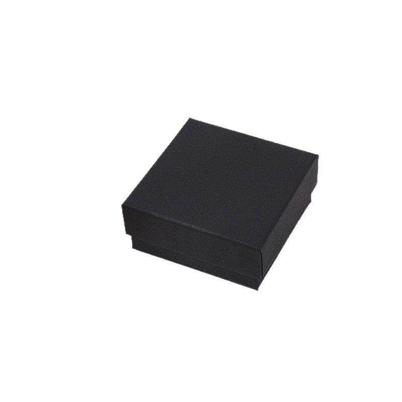 In stock wholesale Sky cover black cowhide jewelry ring necklace stud earrings bracelet earrings bracelet jewelry packaging box