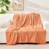 Factory Wholesale Orange H Letter Aviation Blanket Aircraft Blanket First Class Blanket Office Nap Blanket Air-conditioning Blanket Hair
