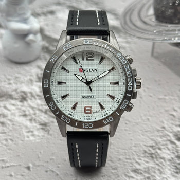 Cross-border foreign trade explosions fashion casual business quartz watch men's belt pin buckle large dial watch wholesale