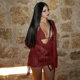 G24ST029 Amazon European and American women's clothing 2024 autumn and winter new sexy lace hot girl party dress wholesale