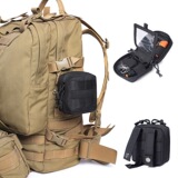Военная фанат тактическая сумка для аксессуаров MOLLE для альпинизма на открытом воздухе, многофункциональная сумка для хранения мелочей большой емкости, спортивная сумка