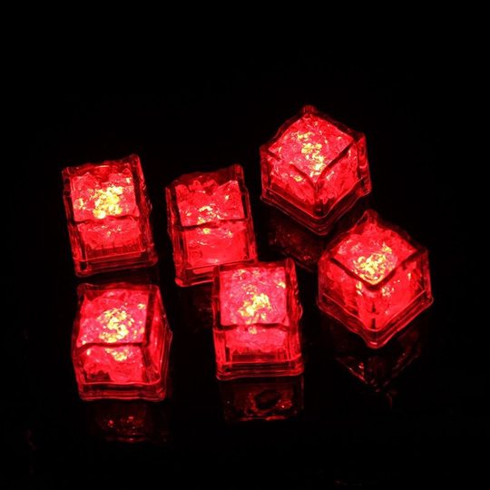 Small ice bath toy luminous ice atmosphere props colorful luminous ice LED