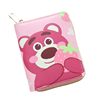 2025 New Short Wallet Anime Cute Cartoon Female Student Bear Mini Zipper Coin Purse Card Holder