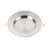 Korean-Style Stainless Steel Round Tray Flat Edge Thickened Round Plate Barbecue Fruit Plate Restaurant Hotel Shallow Plate Gold