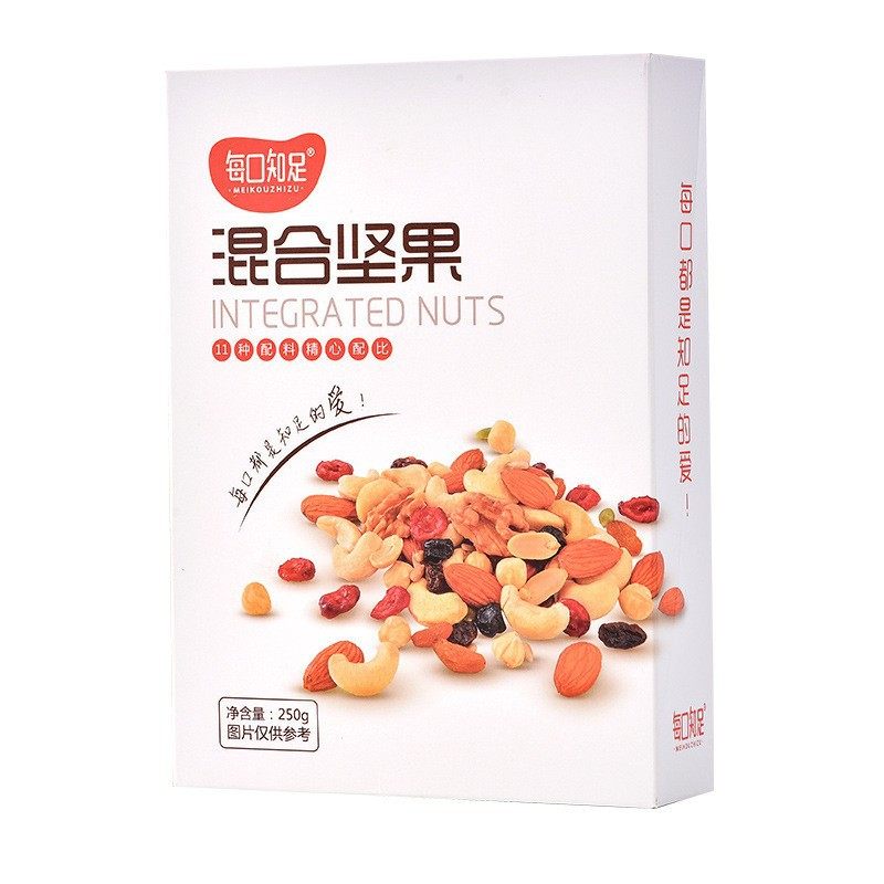 Daily nuts mixed fruit dried 250g snowflake crisp nougat raw materials children pregnant women leisure snacks