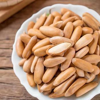 New Brazilian Pine Nuts 1000g Large Particles Thin Shell Hand Peeled Pine Nuts Original Nut Snacks Wholesale Canned 250g