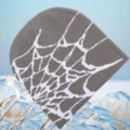 gray and white net