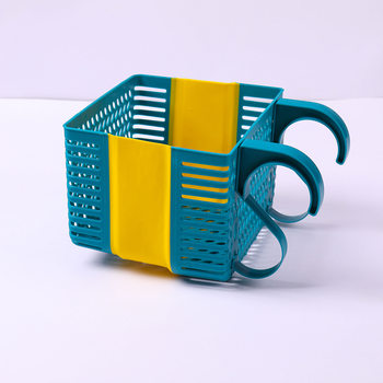 Pool Edge Storage Basket Basket Bathroom Two Multi-use Wall Bathtub Poolside Storage Basket