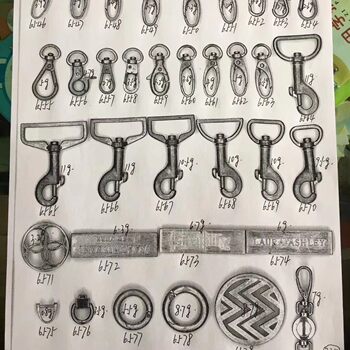 Reinforced alloy pet dog buckle hardware accessories travel luggage transformation strong webbing hook buckle chenmeiy