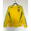 2002 brazil home long sleeve jersey