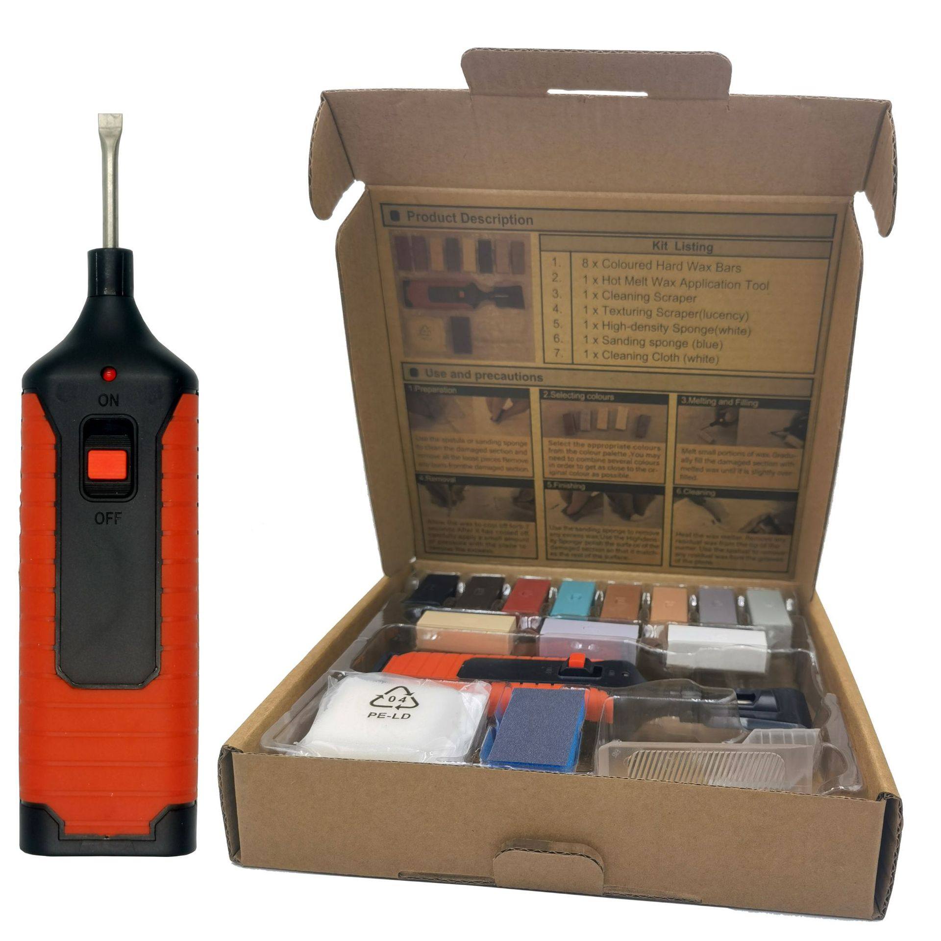 现货木地板修补家用组合工具套装多功能手动维修神器一整套工具箱