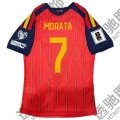 2627 spain y player version home court (no. 7 morata) morata player short sleeves