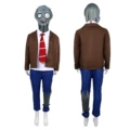 Plants vs. zombies (jacket + shirt + tie + pants + headgear)