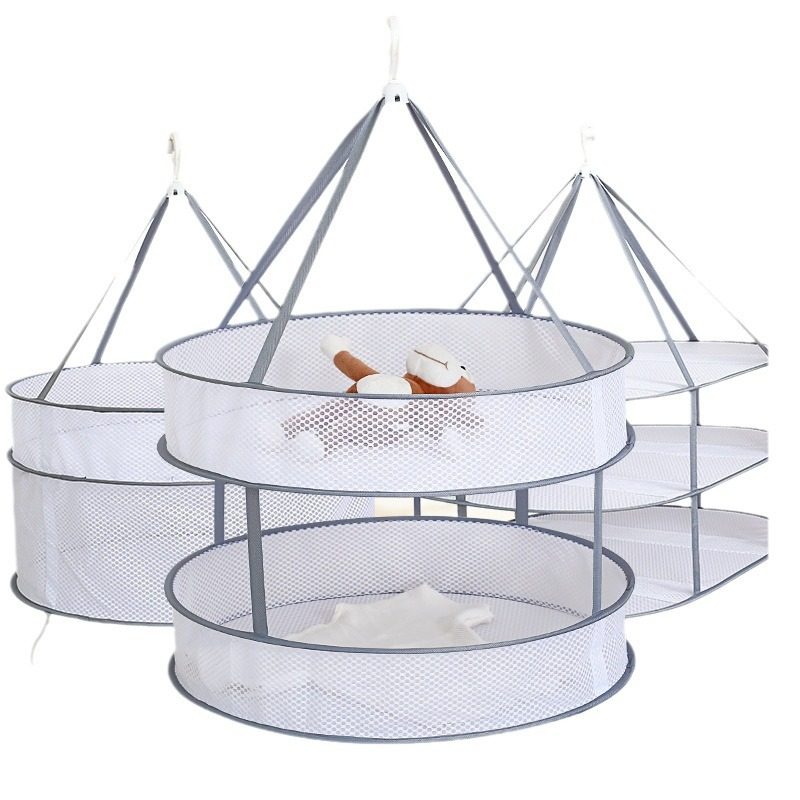 Clothes drying net sweater anti-deformation net pocket double-layer household socks clothes basket special clothes bag clothes hanger underwear