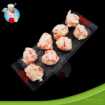 [Bailiang wholesale] imitation lobster balls seafood balls spicy hot lobster balls 6 kg/bag