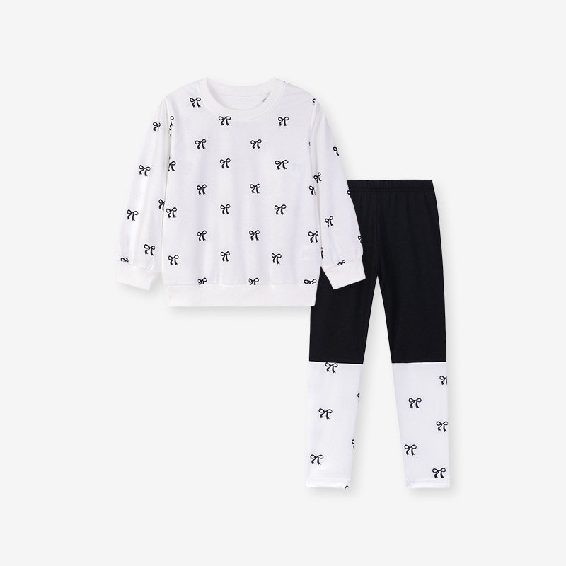 New [Style] Autumn Girls' Set, Long-sleeve Kids' Outfit, Cute Kids' Set