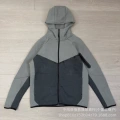 Mist gray and carbon black jacket