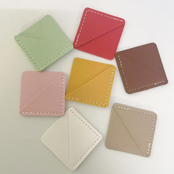 Leather Bookmark Rhombus Square Mini Book Mark Set Book Corner Protection Clip Portable Clip Small Bookmark Gift
