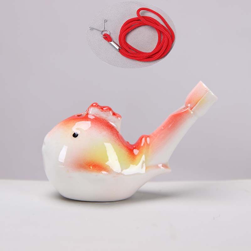 陶瓷工艺品12557水鸟口哨 儿童音乐陶笛 旅游景区热销工艺品哨子