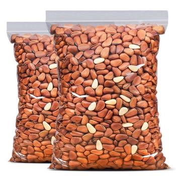 Northeastern Roasted Pine Nuts Canned Original Flavor New Arrival Large Kernels Hand-Peeled Nuts Snacks for Pregnant Women New Year Goods Wholesale