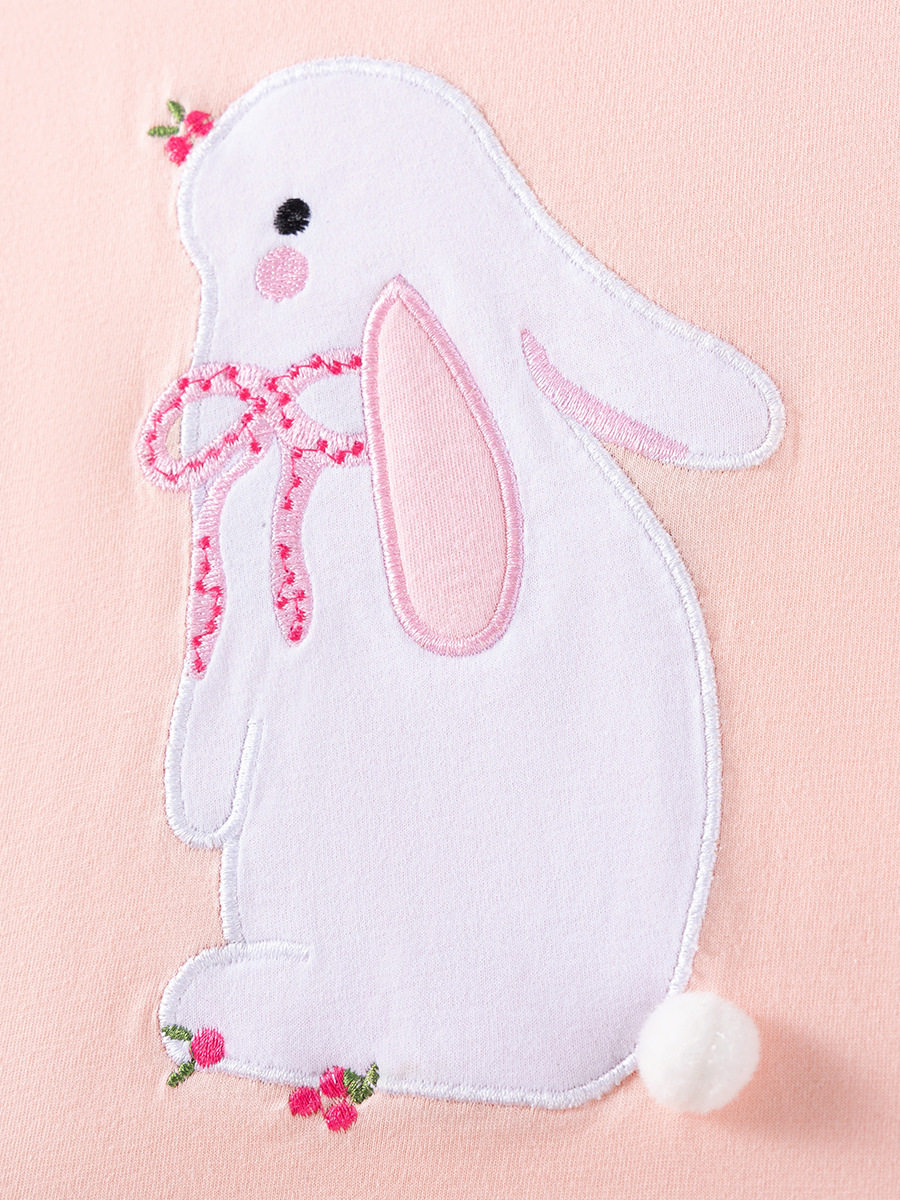 Girls' Set Wholesale, [Style] Cartoon Kids' Outfit, Cute Rabbit Children's Clothing