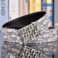 White cloth silver buckle d