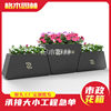 Urban Road Landscape Isolation Flower Bed Flower Pot Iron Art Stainless Steel Landscape Tree Bed Movable Modular Outdoor Flower Box